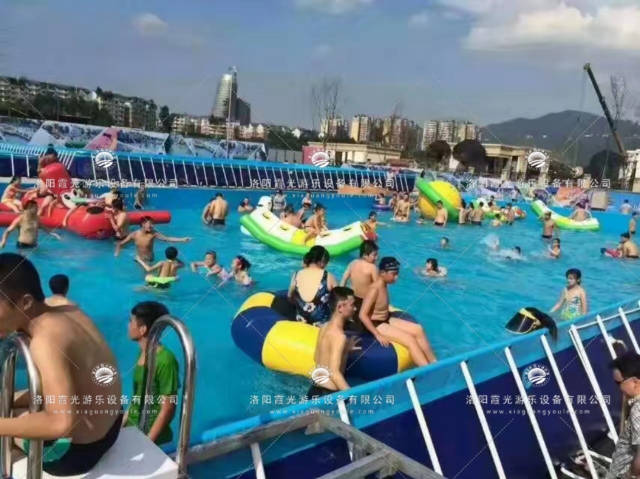 东平水上乐园支架泳池